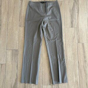 Lafayette 148 NY Barrow Dress Pants Women's 10 Pewter Grey Wool Office Stretch